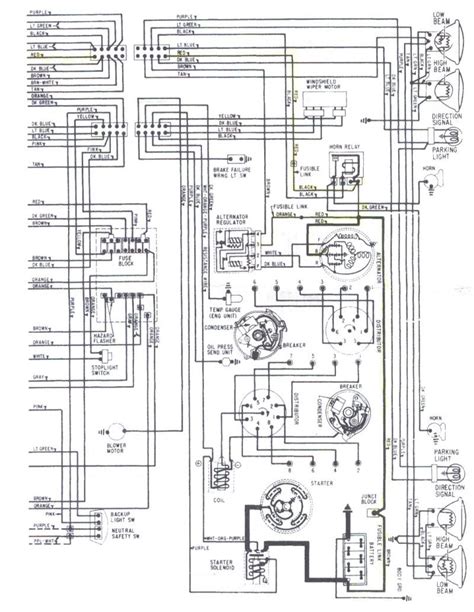 1967 chevelle engine wiring diagram 